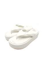 Sandália Flatform Renner off white