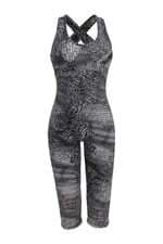 Macacão esportivo feminino estampado