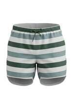 Shorts Hering masculino verde e branco com forro