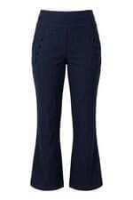 calça de tecido feminina azul