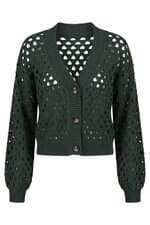 Cardigan Feminino Dzarm Verde