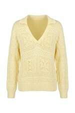 Blusa de Tricot Feminina Hering Amarela