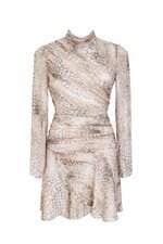 Vestido Curto Estampado Zara