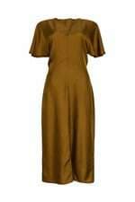 Vestido Midi com Fenda Soeur