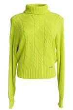 blusa de trico feminina verde