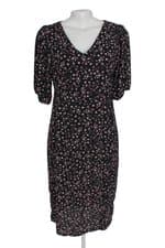 Vestido Gregory feminino preto estampado