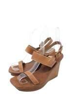 Sandália Vicenza Anabela Caramelo