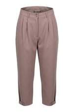 Calça Renner feminina bege com pregas