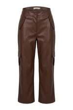 Calça em PU Renner feminina marrom 