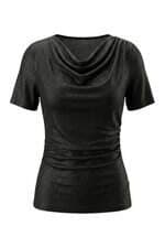 blusa Renner feminina preto com brilho 