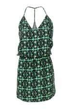 Vestido Animale feminino verde estampado