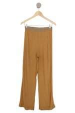 Calça Fórum+Adidas marrom cós com elástico