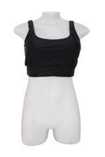 Top esportivo Hope feminino preto com bojo