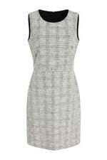 Vestido Erva doce feminino branco mesclado