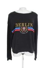 Blusa H&M feminina preta com silk