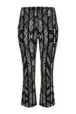 Calça Enfase feminina preta estampada