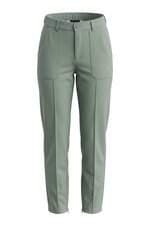 Calça de tecido feminino verde