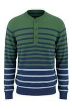 Suéter Tommy Hilfiger masculino verde listrado 