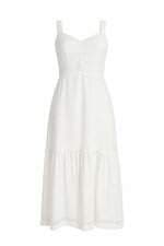 vestido Shoulder feminino branco