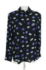 Camisa Zara preta estampada