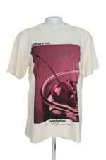 Camiseta Renner bege estampada