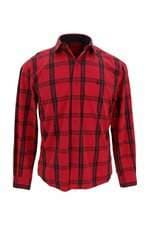 Camisa masculino vermelho quadriculado