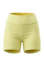Shorts Curto em Malha Amarelo