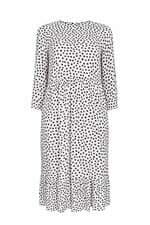 Vestido Midi Branco de Poá Zara