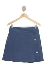 Minissaia Munny feminina azul