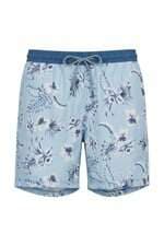 Bermuda Renner masculino azul estampado