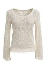 blusa de trico feminina branca