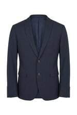 Blazer Zara masculino azul com forro