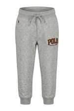 Calça de Moletom Infantil Masculina Ralph Lauren cinza