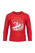 Camiseta de Praia Infantil Bebe Disney Vermelha 