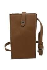 Bolsa carteira porta celular feminina caramelo