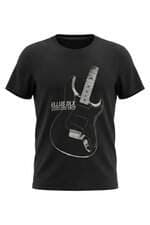 Camiseta Ellus masculina preta estampada