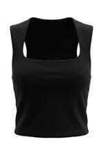 cropped Morina feminia preta