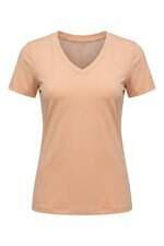 camiseta esportiva Track & Field bege com recortes
