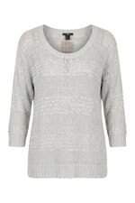 Blusa de Tricot Feminina H&M Cinza