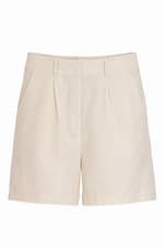 Shorts viscolinho C&A bege