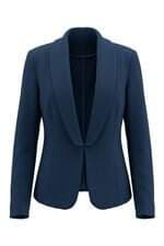 Blazer Hering feminino azul com recortes