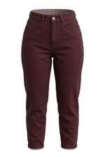 calça jeans feminina vinho 