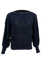 Suéter feminino azul marinho