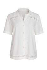 Camisa de linho Achados das Influencers off white