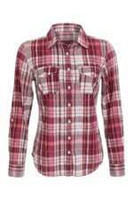 camisa Aéropostale feminina xadrez