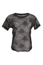 Blusa Le Lis Blanc em renda preta