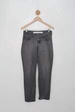 Calça Jeans m. officer feminina cinza