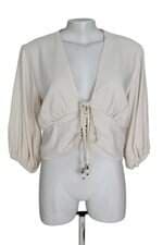 Blusa Renner viscolinho off white