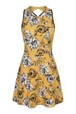 Vestido feminino My favorite things amarelo floral