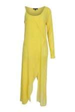 Vestido Feminino Zara um Ombro Só Amarelo 